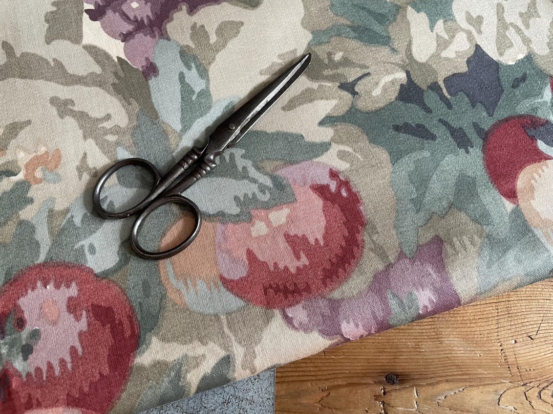 Coupon De Tissu Chintz En Coton Dormeuil - Vendu Au Mètre Pour Vêtements