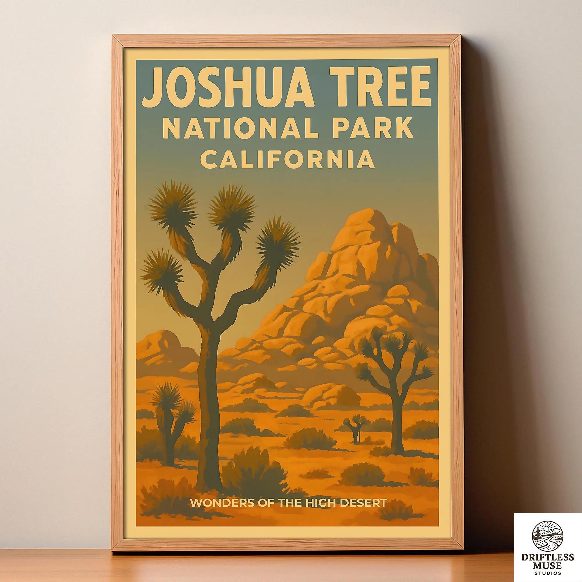 カリフォルニア国立公園の雄大な9枚のポスターセット - Etsy 日本