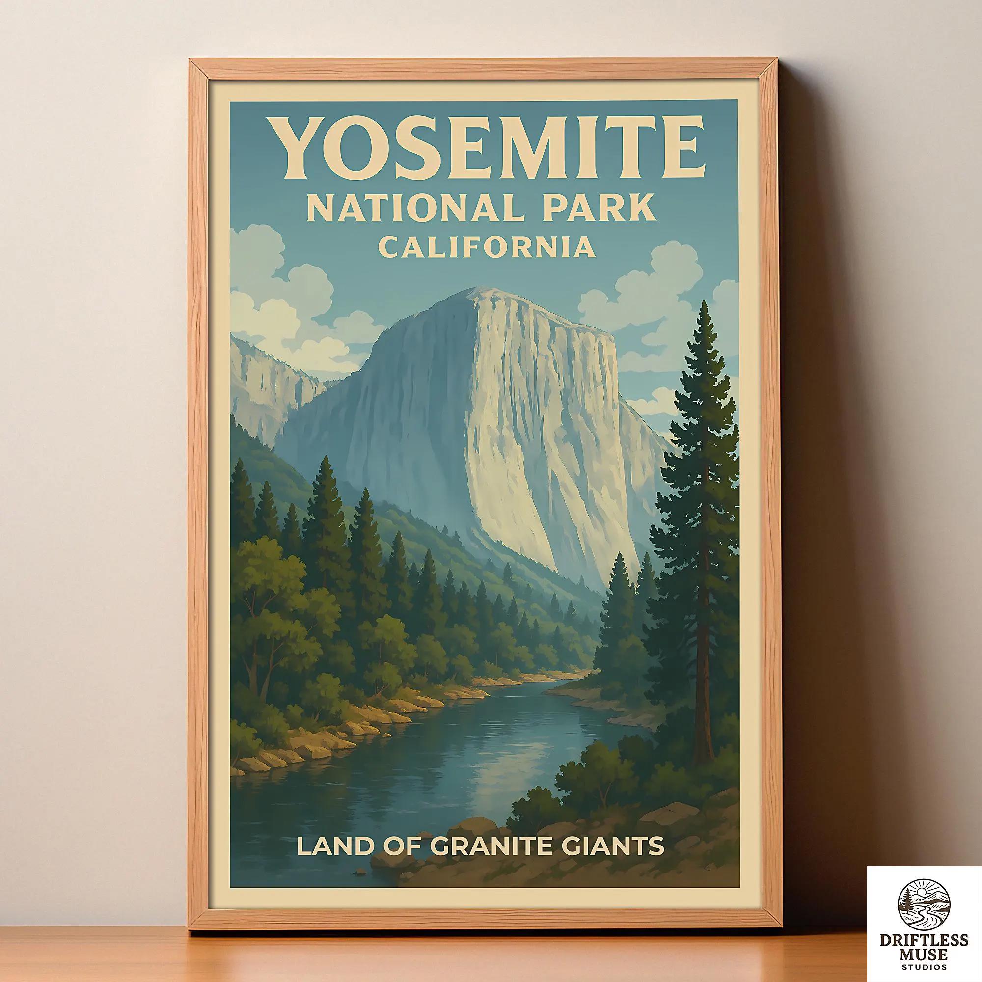 カリフォルニア国立公園の雄大な9枚のポスターセット - Etsy 日本
