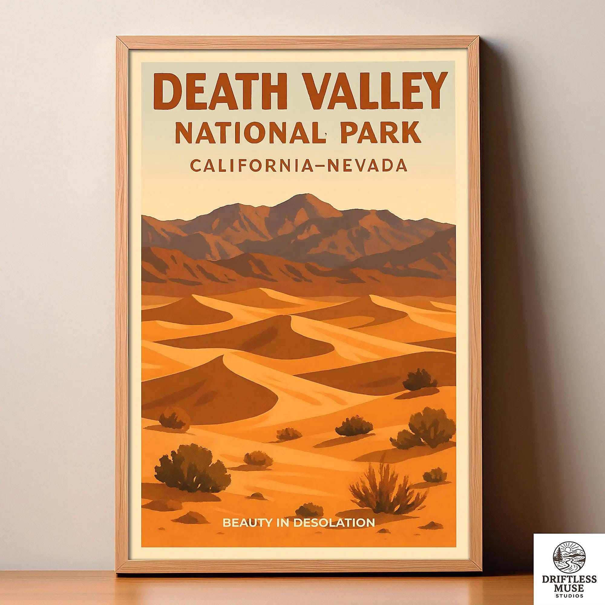 カリフォルニア国立公園の雄大な9枚のポスターセット - Etsy 日本