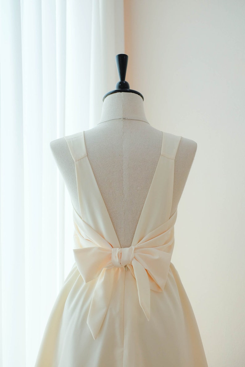 pale yellow cocktail dress