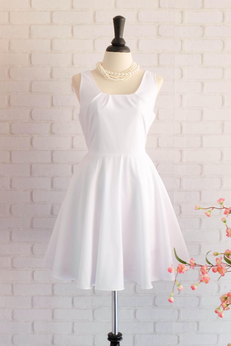 Pure white Dress White Bridesmaid dress Prom dress Lolita | Etsy