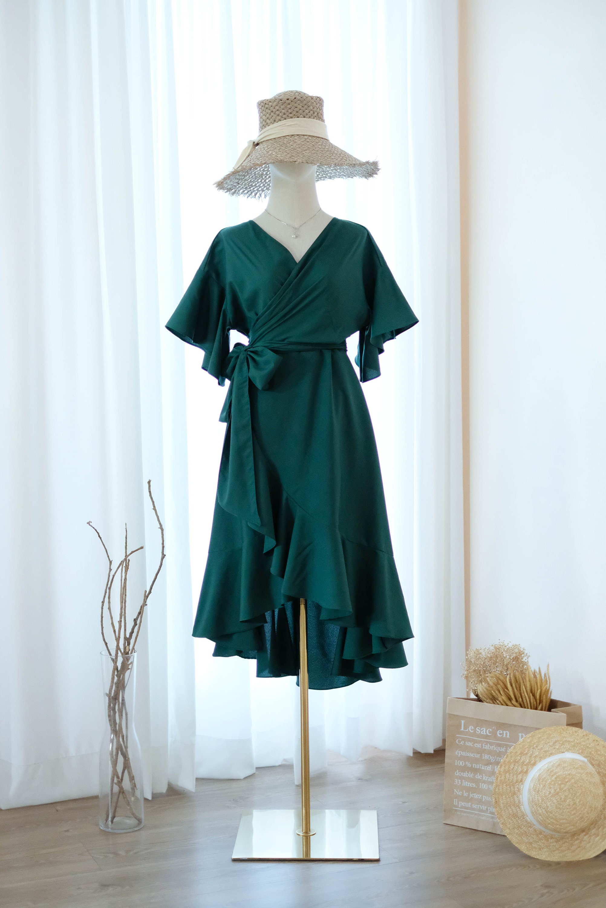 Bridesmaid Dresses Forest Green - Etsy
