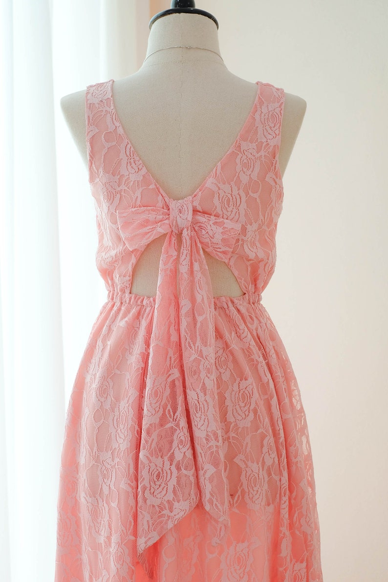 Pink dress Lace pink Long Bridesmaid dress Wedding Dress Long Prom dress Party dress Cocktail dress Maxi dress Evening Gown