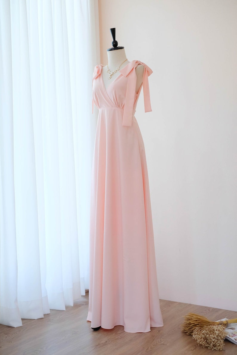 Blush Pink Dresses Simple Formal