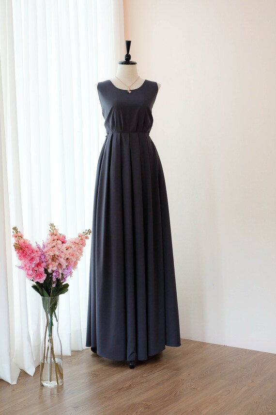 green emerald velvet dress Dark Silver Formal Dress with Beaded Sheer Bodice Dark Silver / XSmall