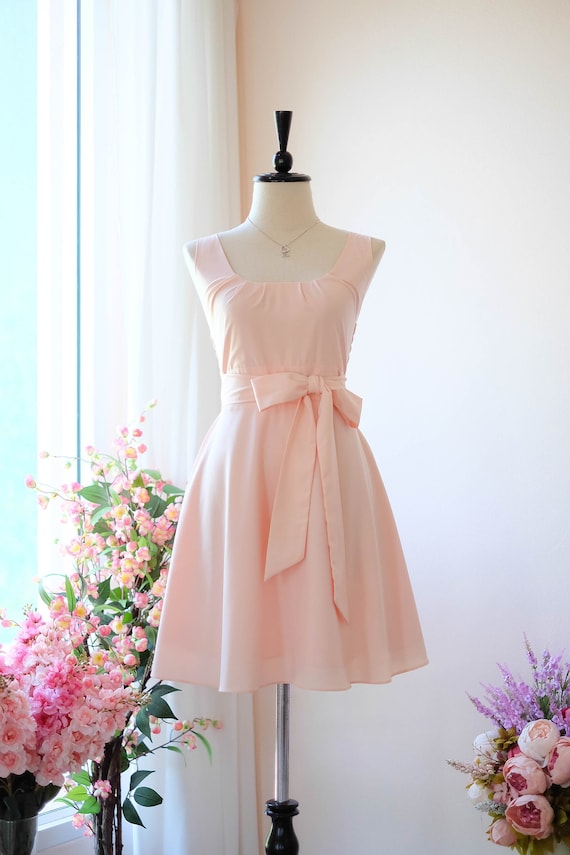 vintage blush pink bridesmaid dresses