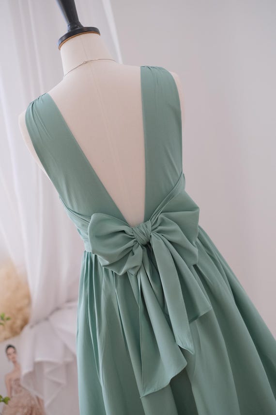 Dusty Sage Green Bridesmaid Mini Dresses, Wedding Guest Dress, Backless Party Dress, Spring Summer Short Dress - Etsy Ireland Dusty Sage Green Bridesmaid Mini Dresses, Wedding Guest Dress, Backless Party Dress, Spring Summer Short Dress - Etsy Ireland
