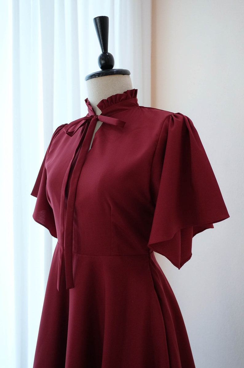 Robe vin Bourgogne Robes de demoiselle dhonneur Robes de Etsy France