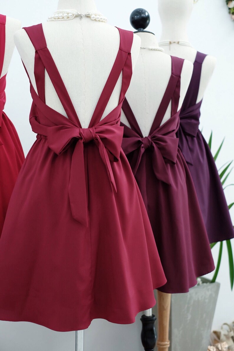 burgundy red outfit