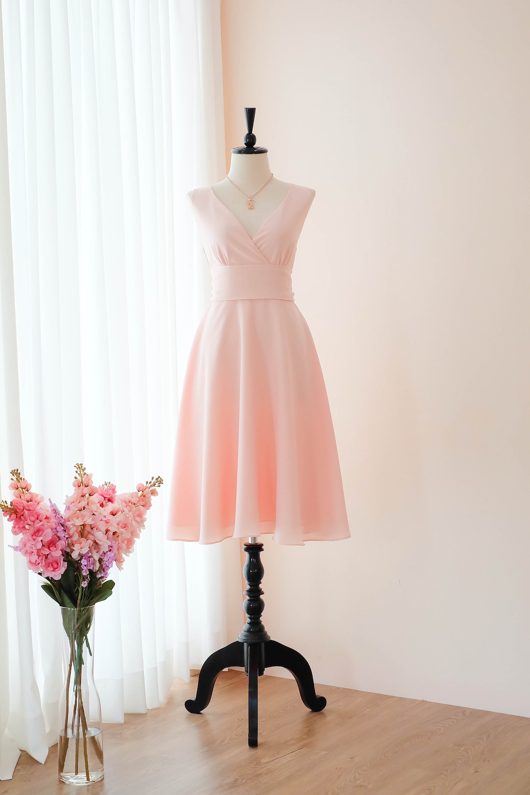 princess polly baby blue dress Amazon.co.uk: Peach Bridesmaid Dresses main image 0
