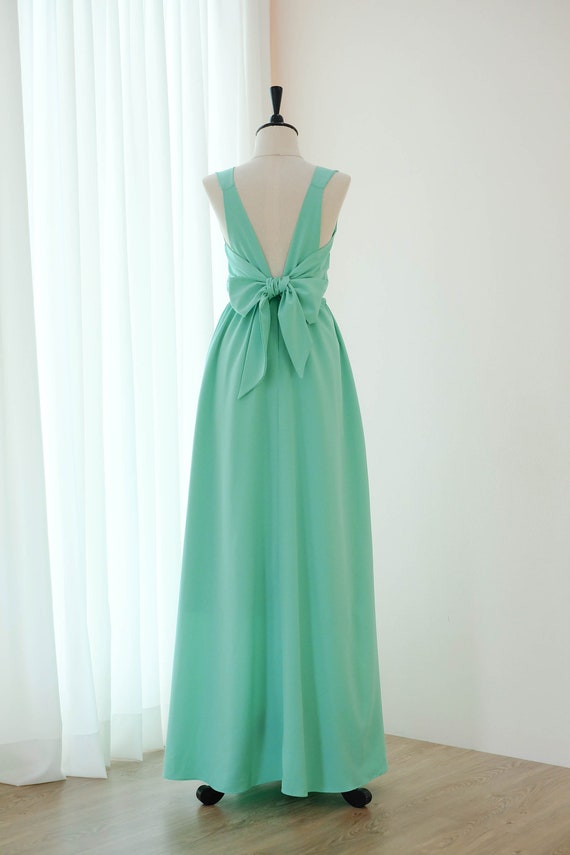 blue green dress for wedding