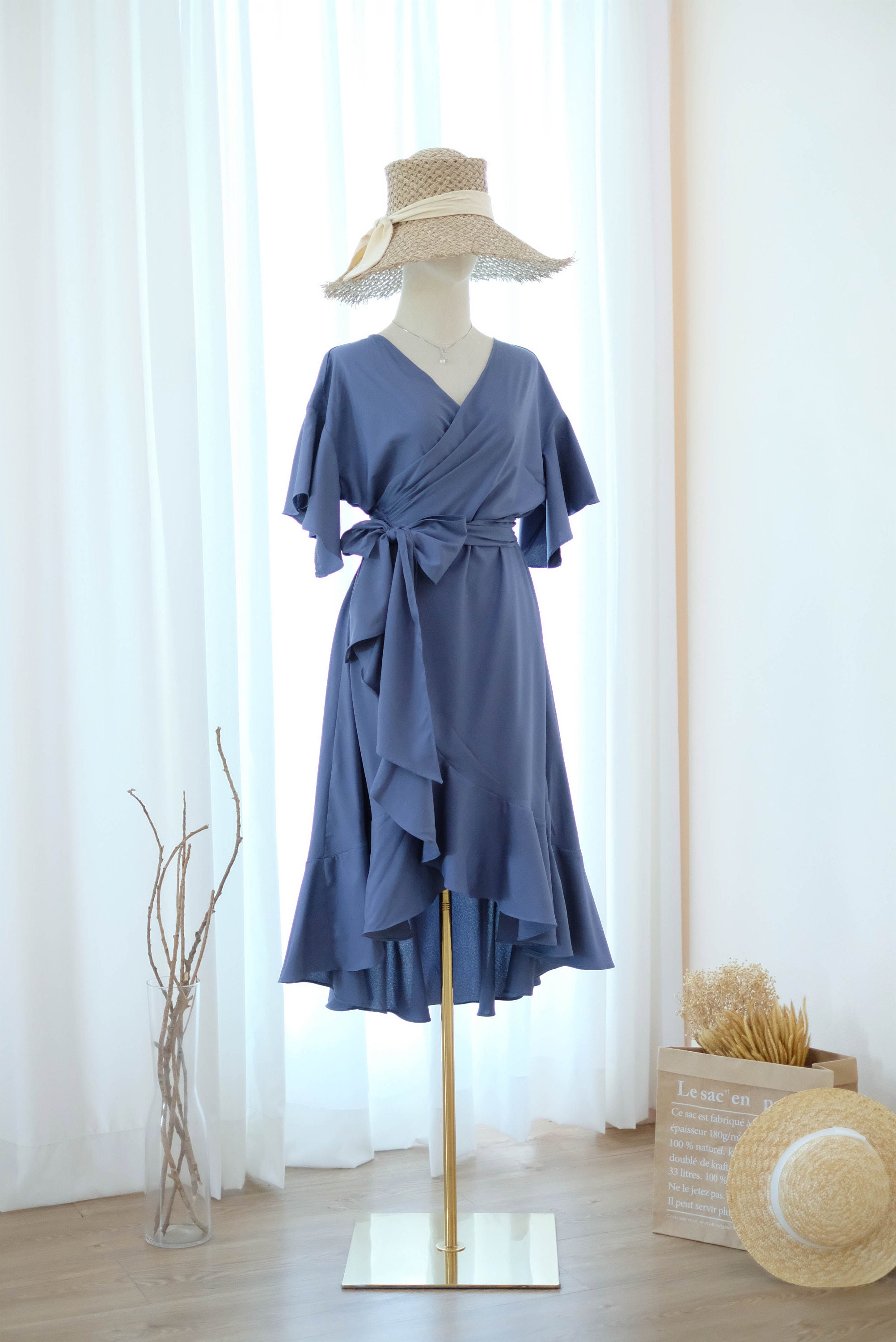 princess polly baby blue dress Slate Blue Mother of the Bride Dresses