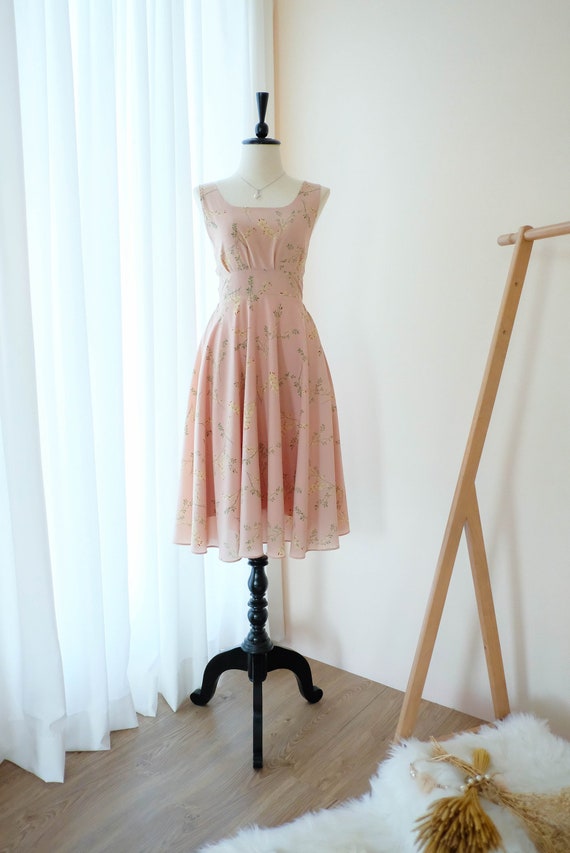 dusty pink cocktail dresses