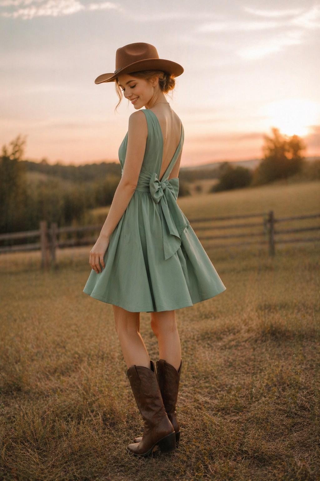 sage green bridesmaid dresses short TH&TH Camilla Bridesmaid Dress In Sage Green Satin main image 0