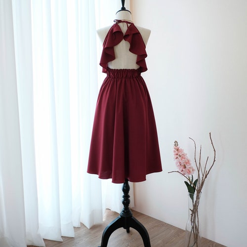 sparkle cocktail dress Ariana Sequin Mini Party Dress Red