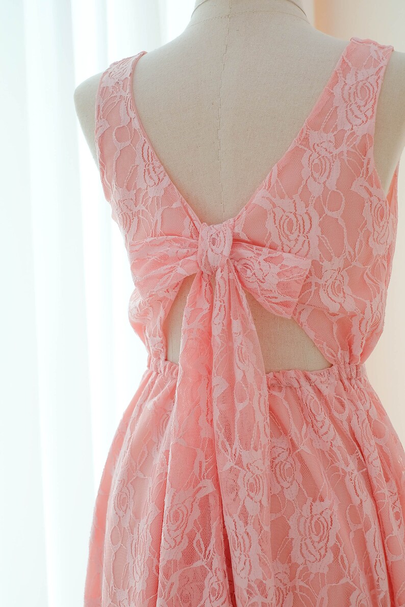 Pink dress Lace pink Long Bridesmaid dress Wedding Dress Long Prom dress Party dress Cocktail dress Maxi dress Evening Gown