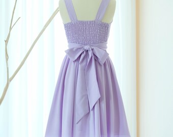 princess polly baby blue dress Lilac Vintage Bridesmaid Dresses, Tea Party Dress, Wedding Guest Dresses  With Bow, Summer Wedding Short Dress