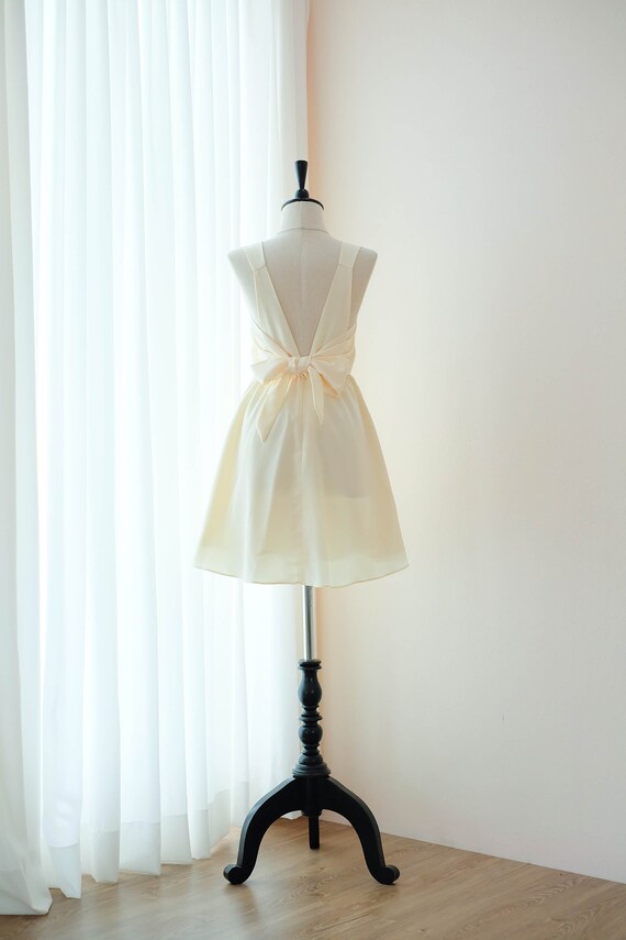 Pale Yellow Dress Yellow Bridesmaid Dress Wedding Prom Dress Etsy