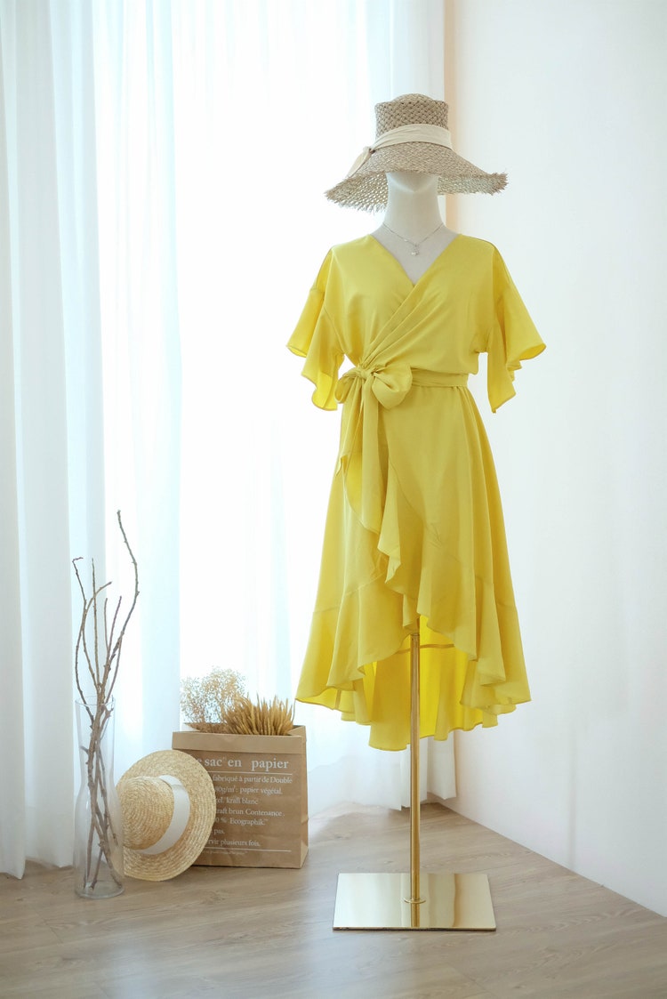 Satisfaction Pineapple Yellow Bridesmaid dress Pineapple