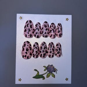 Leopard Print Press On Nails