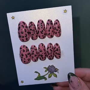 Leopard Print Press On Nails