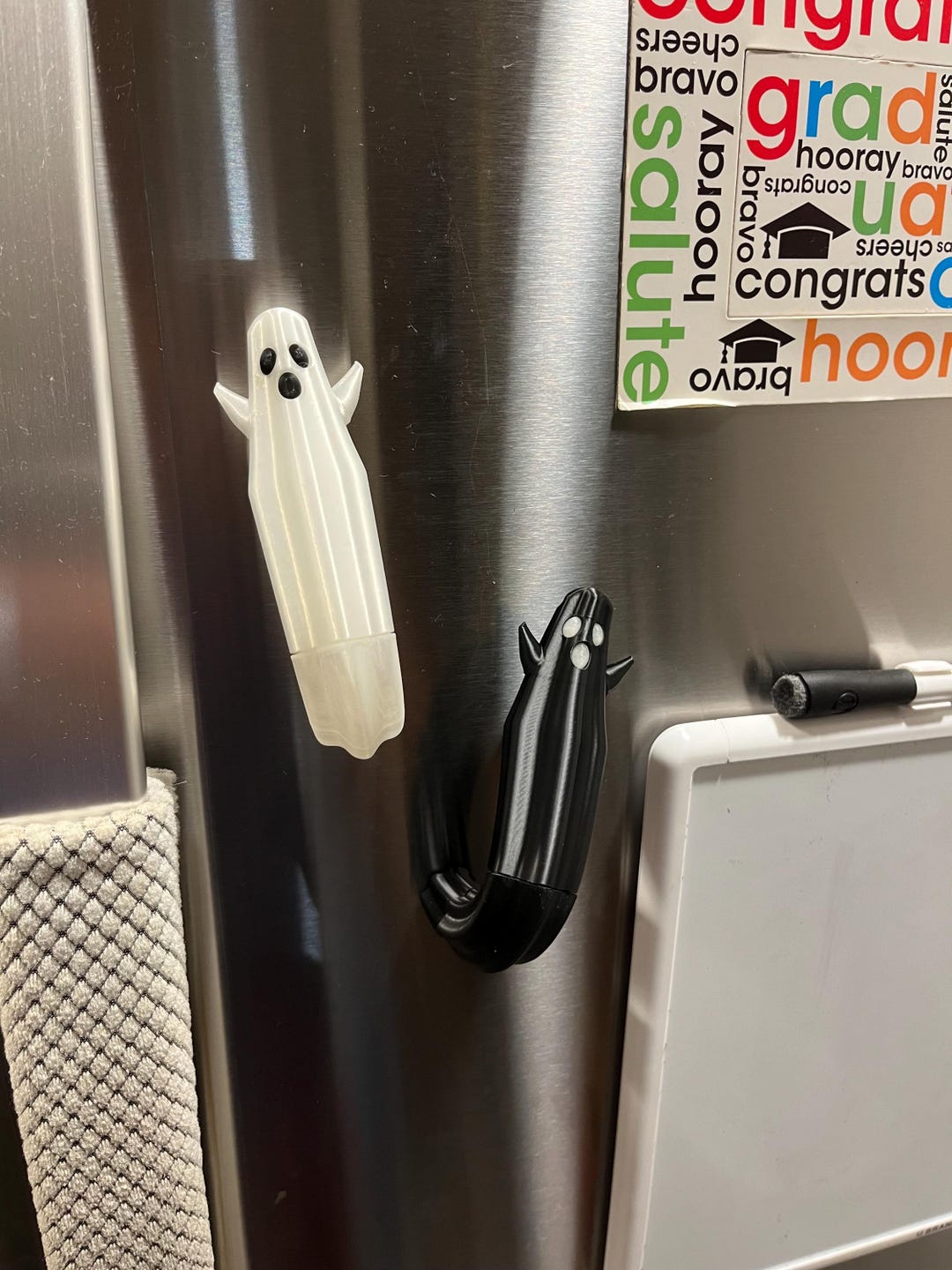 Duo Ghost Refrigerator Magnets: Spooky Halloween Decor - Etsy