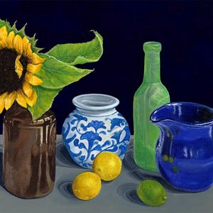 Still Life with Blue Jug