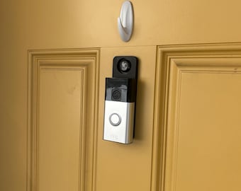 Ring Doorbell Peephole Mounting Bracket – No Drill Mount, Apartment Friendly