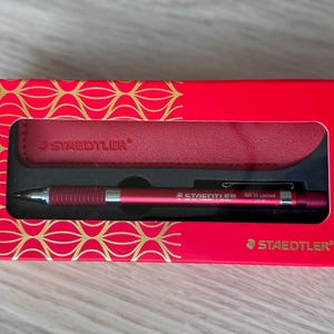 Staedtler Mechanical Pencil 925 35 0.5mm Chinese Red (Limited Edition). Gift-wrapped.
