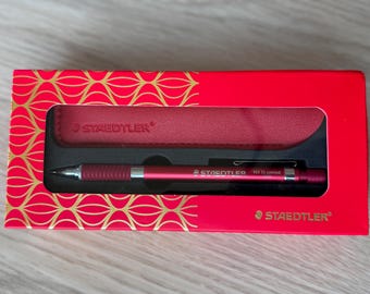 Staedtler Mechanical Pencil 925 35 0.5mm Chinese Red (Limited Edition). Gift-wrapped.