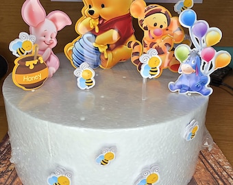 Winnie The Pooh Cake Topper set