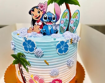 Stitch cake topper set