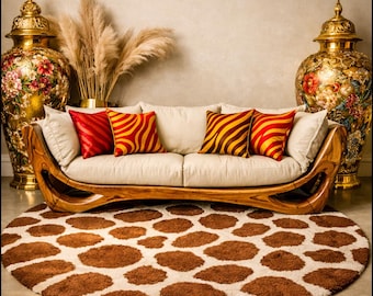 Modern Frame Sofa | Minimalist Living Room Couch | Contemporary Lounge Seating