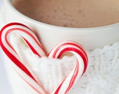 Food Photograph -  Fine Art Photography, christmas, candy cane, photo, holiday, winter, hot chocolate, peppermint, home decor, kitchen art