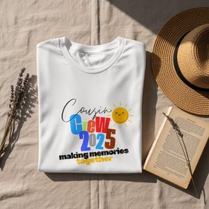 Cousin Crew 2025 T-Shirt: Family Reunion Matching Tee