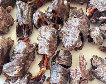 Dehydrated Venison Wrapped Carrot Dog Treats: Natural, Healthy, Homemade