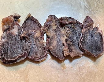 Dehydrated Pork Tongue Dog Treats: Natural, Healthy, Single-Ingredient