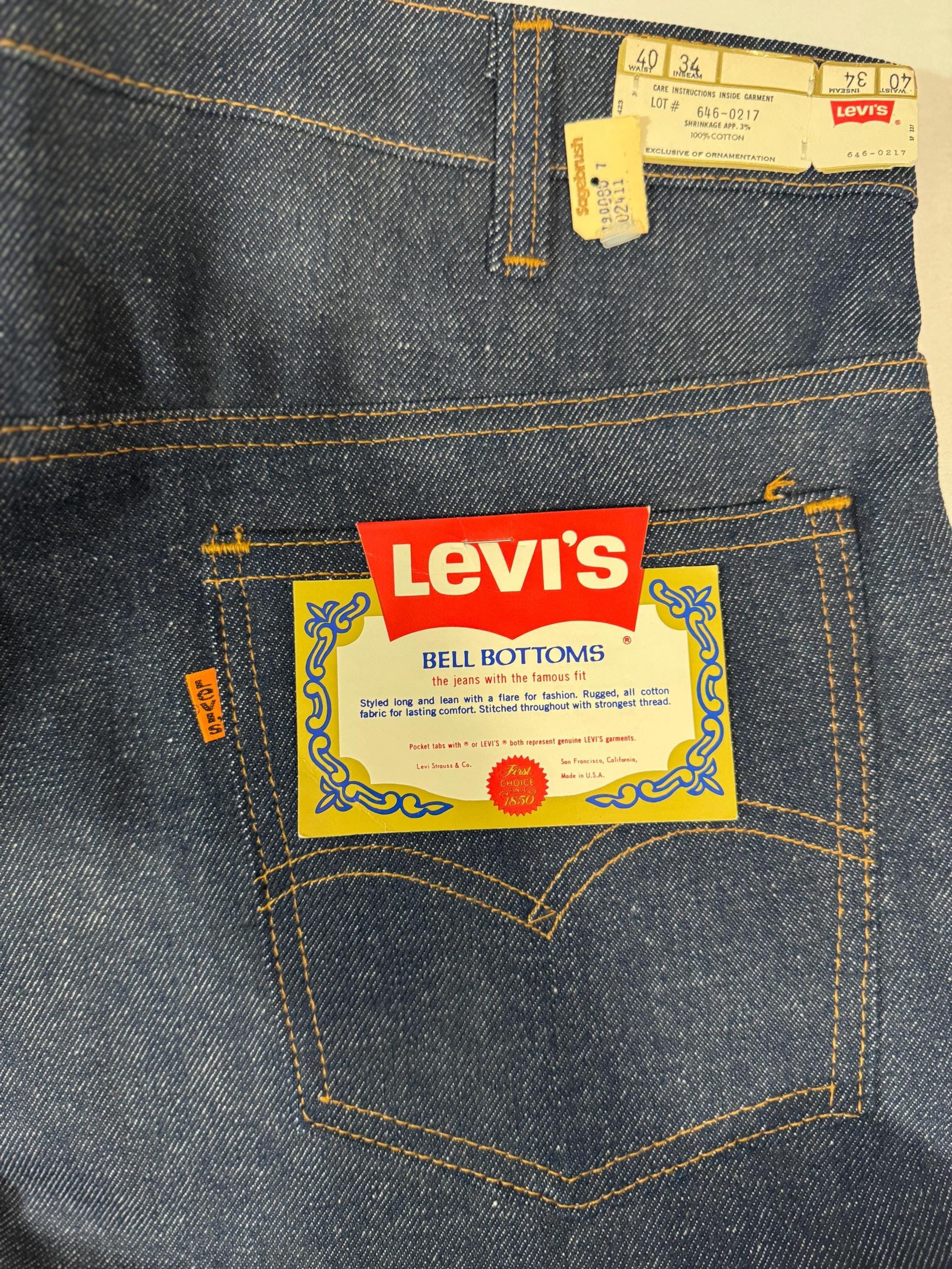 Levis 646 Orange Tab - Etsy