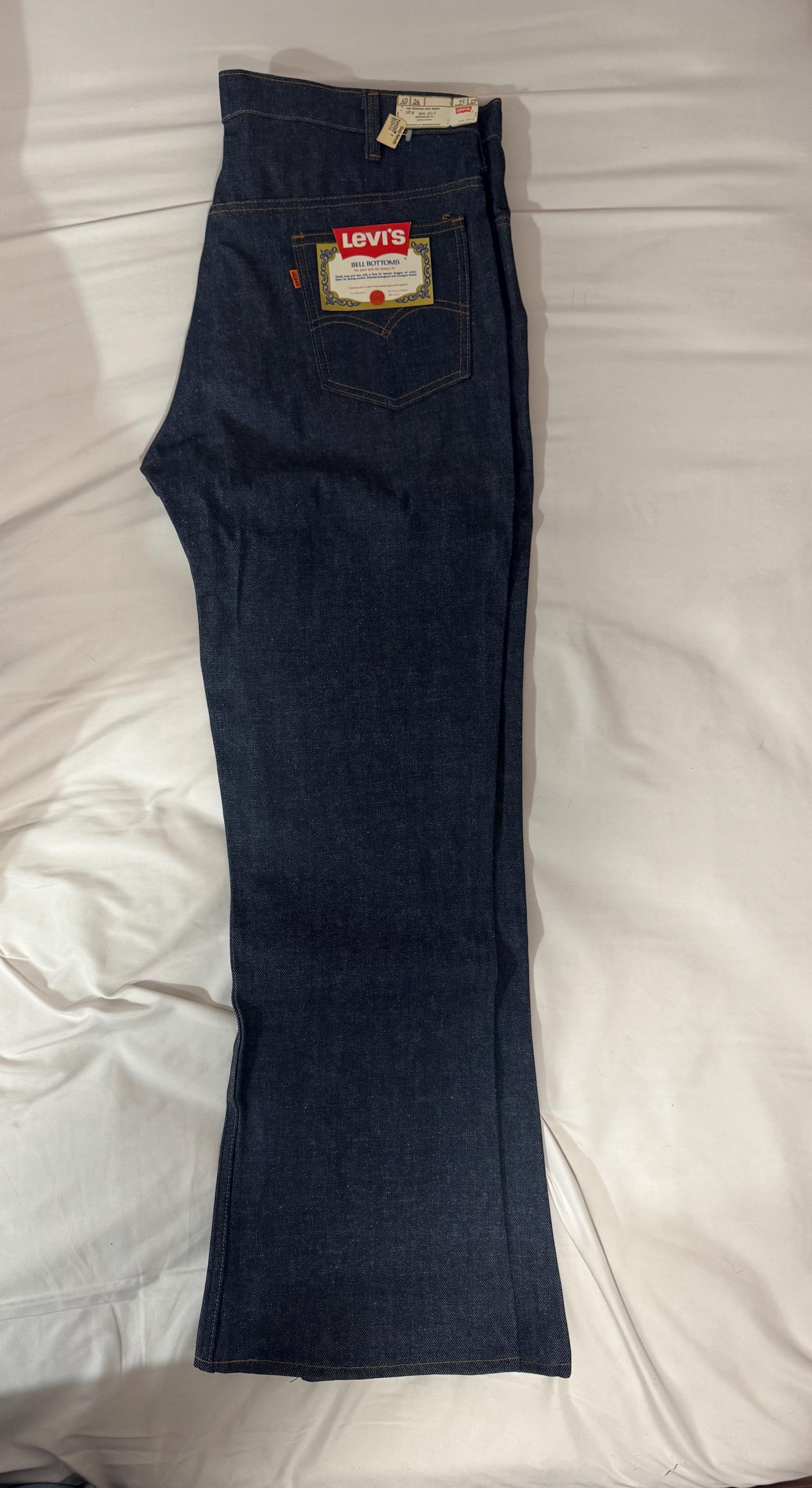 Vintage Levi's 646 Bell Bottoms Deadstock NWT 40x34, Orange Tab - Etsy