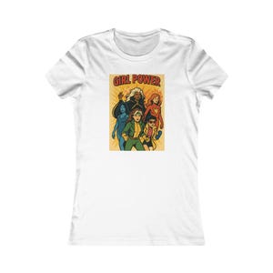 Girl Power Women&#39;s Tee - Empowering Shirt, Feminist Gift, Casual Fashion, Birthday Present, Everyday Wear