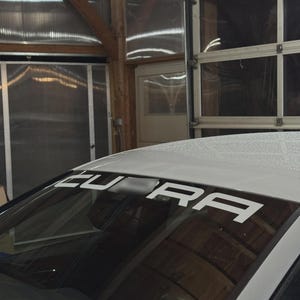 Pegatinas CURA para la moldura del parabrisas del Leon Cura 5F
