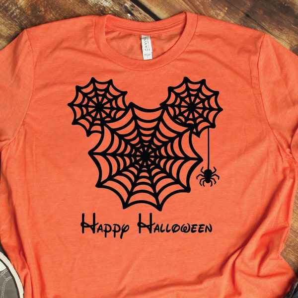 Mickey Spider Web - Disney Halloween - Disney Mickey - Disney Holiday Shirt - Spooktacular- Mickey's Not So Scary Halloween ,