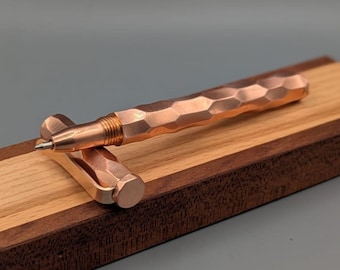 Copper Bolt Action Pen: Solid Handmade Executive Writing Pen, Luxury Gift for Him