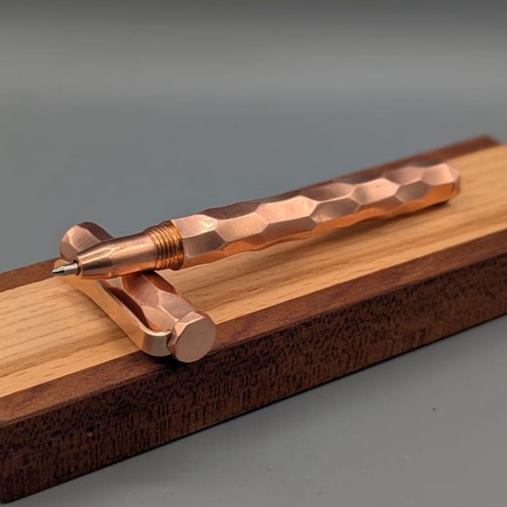 Copper Bolt Action Pen: Solid Handmade Executive Writing Pen, Luxury Gift for Him