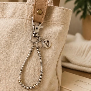 Personalized Minimalist Key Chain - Loop Design