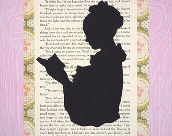 Little Women Silhouette Print