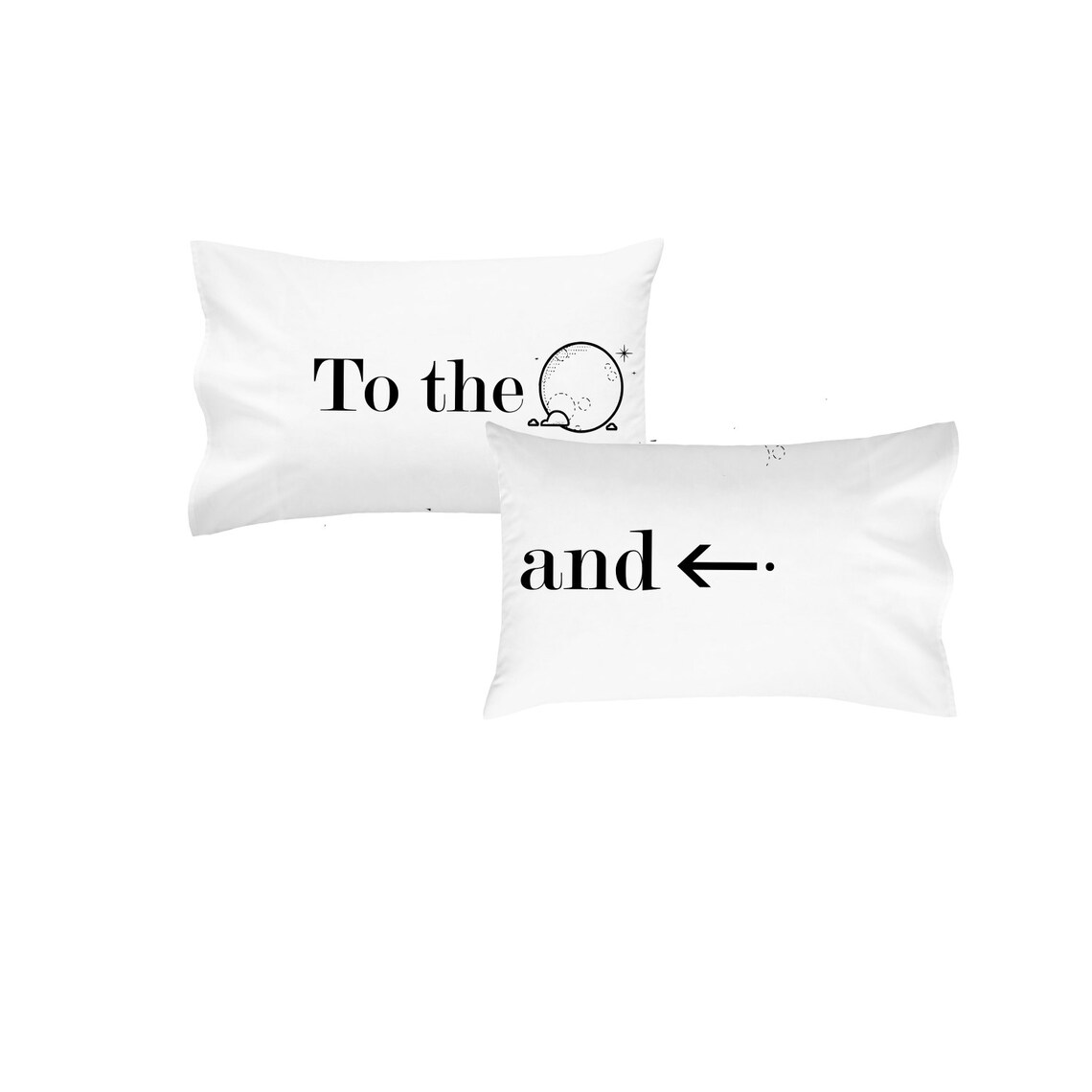 To The Moon & Back Pillow