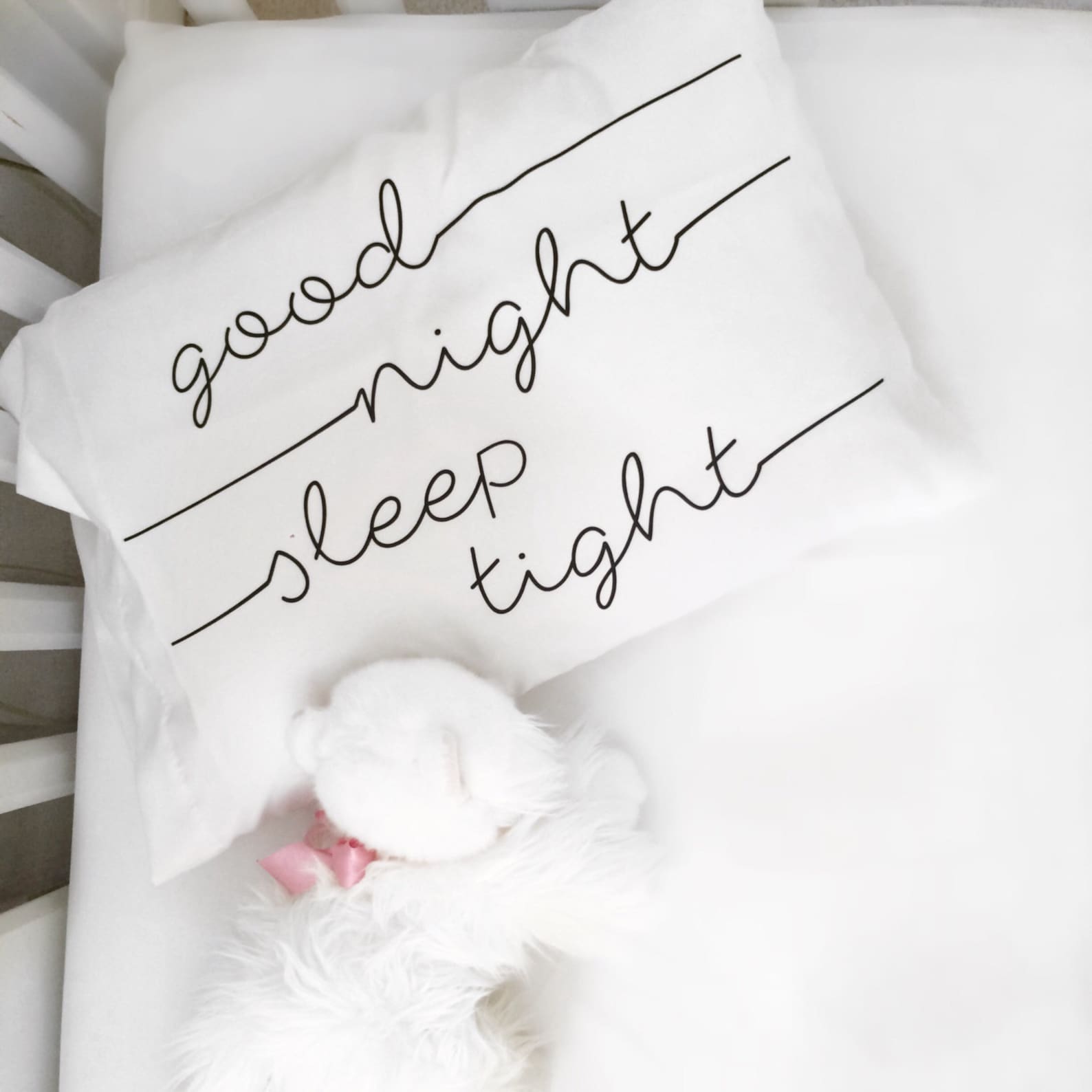 Good night sleep tight Pillow Case Toddler Pillow Toddler Bed Etsy