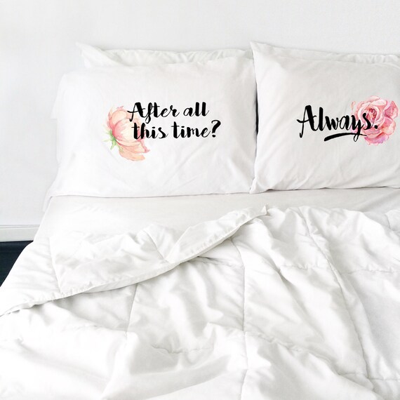 Valentines Day Couples Pillowcase Harry Potter After All This Etsy